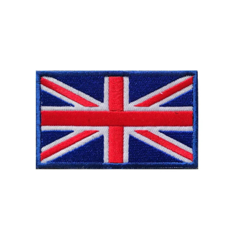 Patch Brodé Drapeau – international | Patch Militaire Tactique Velcro - BLACKBEARD OUTDOOR INDUSTRIES