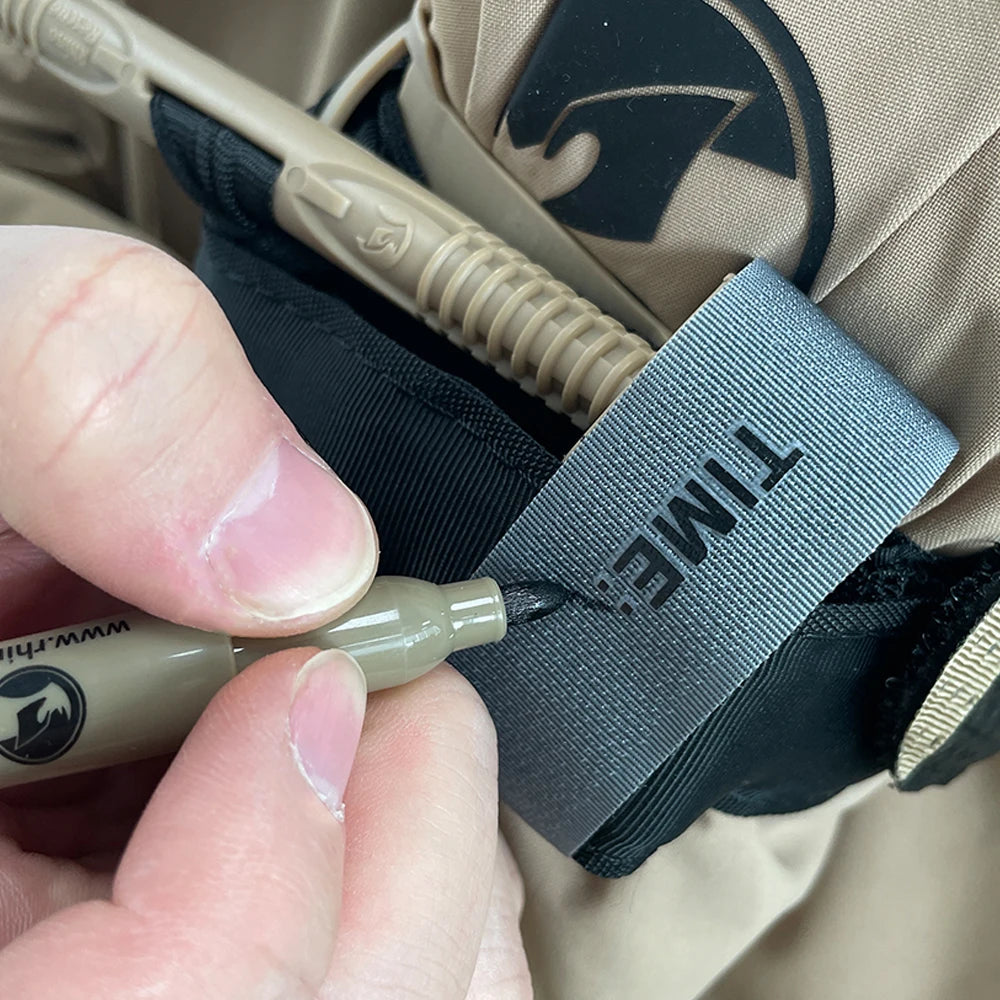 RHINO RESCUE - Stylo Tactique – Marqueur Permanent pour Équipement Tactique & Cadeau pour le Camping et la Randonnée BLACKBEARD OUTDOOR INDUSTRIES