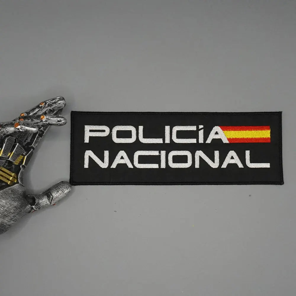 Patch Tactique police Espagne Brodé – Haute Qualité – Fixation Velcro ou à Coudre - BLACKBEARD OUTDOOR INDUSTRIES