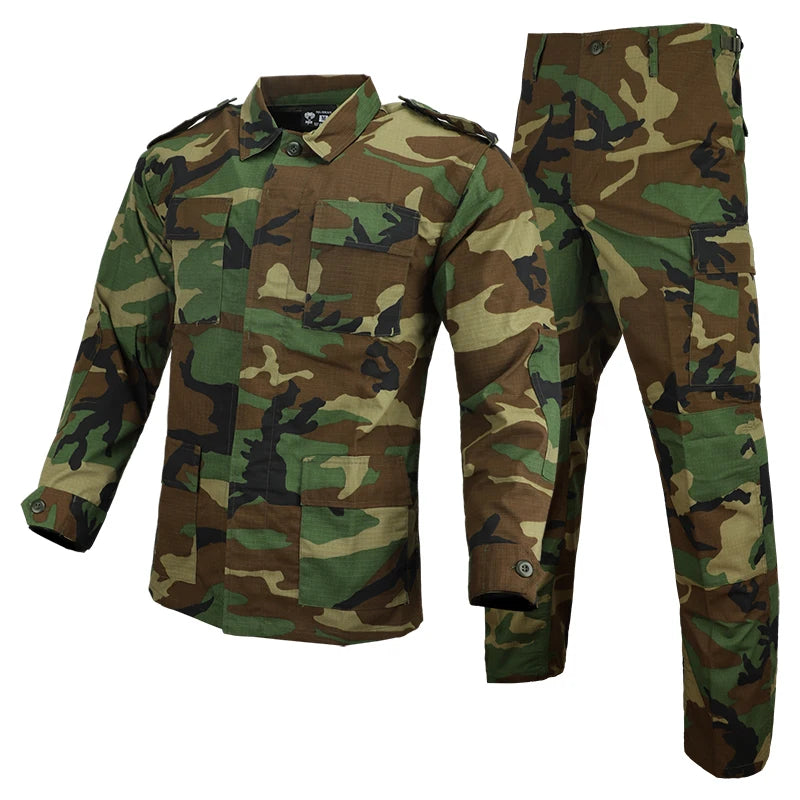 Uniforme de Camouflage Tactique pour Homme - Costume de Combat (Chemise et Pantalon) BLACKBEARD OUTDOOR INDUSTRIES