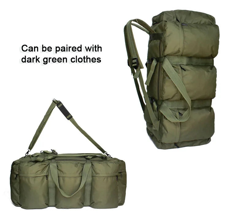 Sac à Dos Super Grand Volume 100L - Imperméable - Camping, Randonnée, Voyage - Unisexe - BLACKBEARD OUTDOOR INDUSTRIES