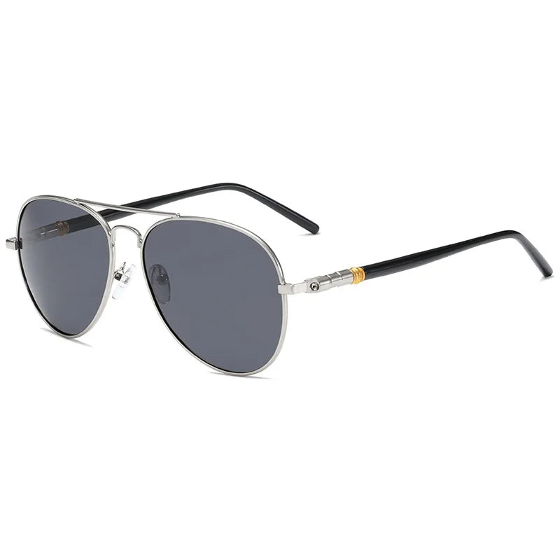 Lunettes de Soleil Polarisées VABBON – UV400 – Unisexe – Style Aviateur – Verres Miroirs Anti-Éblouissement - BLACKBEARD OUTDOOR INDUSTRIES