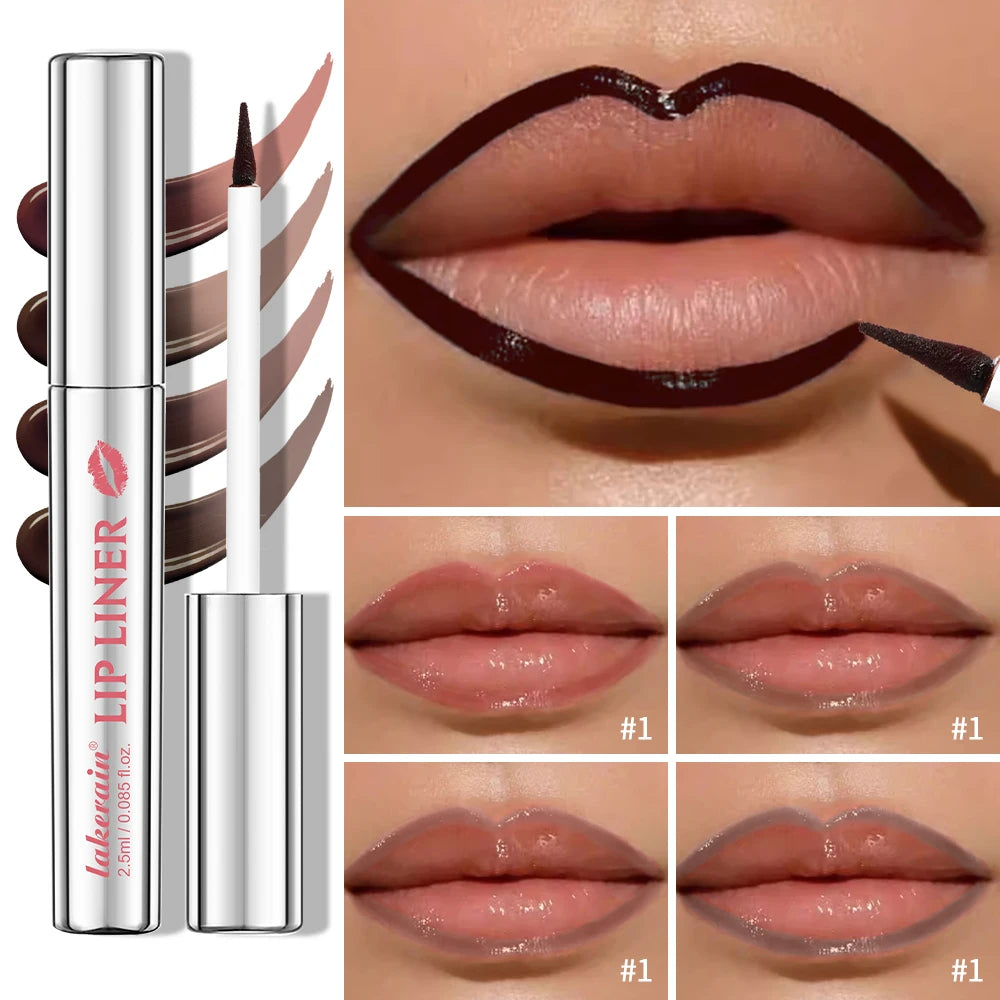 Waterproof Lip Liner Peel Off Tattoo Lipgloss Waterproof Long Lasting Matte Lip Tint Brown Contour Tear-off Lips Stain Cosmetic BLACKBEARD OUTDOOR INDUSTRIES