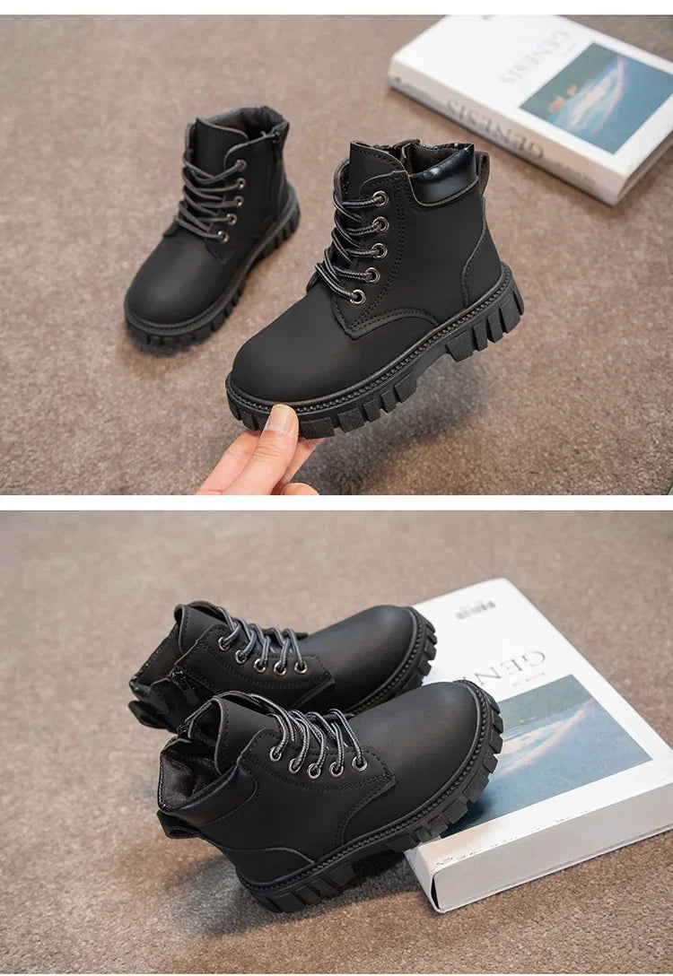 bottines exterieur en cuir pour enfants Ma boutique