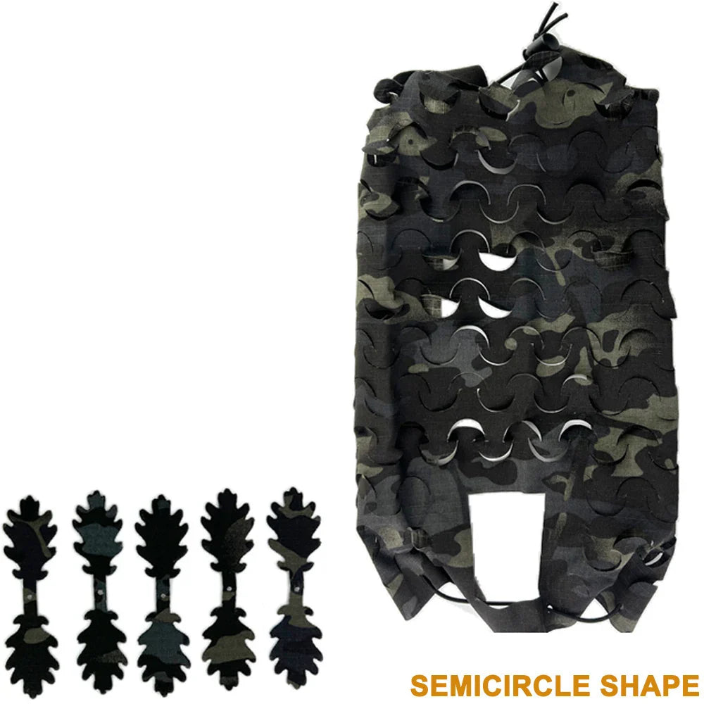 Housse de Casque Airsoft 3D Camo avec Découpe Laser en Forme de Feuilles Ma boutique