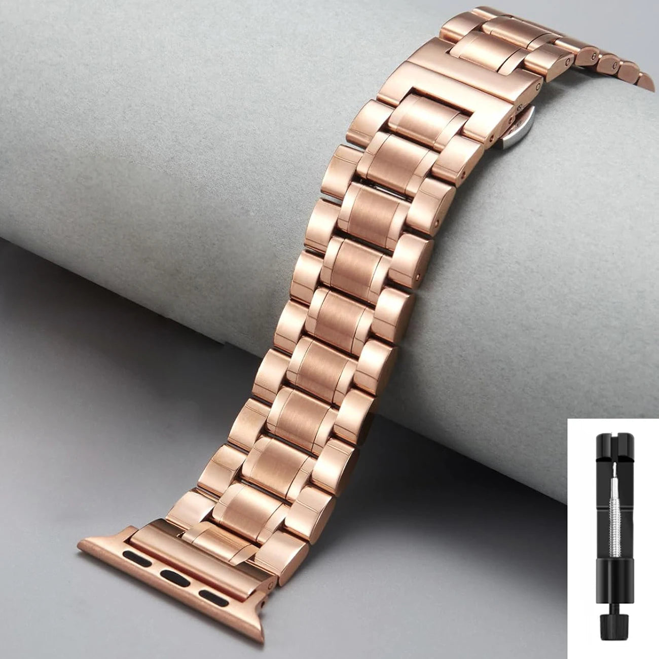 Bracelet en Acier Inoxydable pour Apple Watch – Bandes Métalliques pour iWatch Ultra / Series 10/9/8/7/6/5/4/3/SE BLACKBEARD OUTDOOR INDUSTRIES