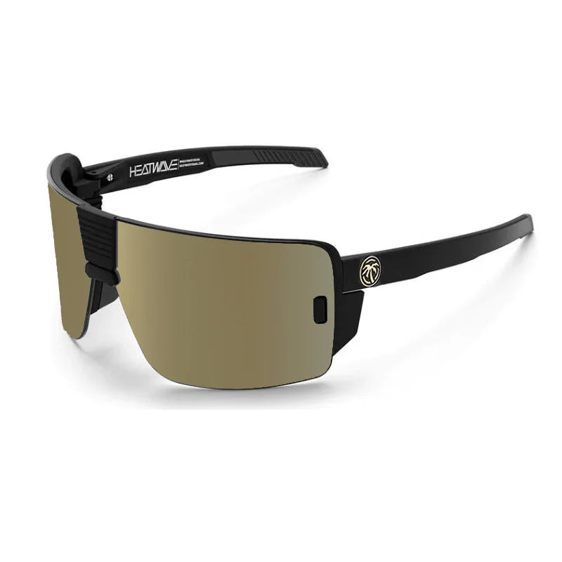 Lunettes de Soleil Sport AOZE Heat Wave – Unisexe – UV400 – Effet Miroir – Style Rectangulaire Oversize - BLACKBEARD OUTDOOR INDUSTRIES