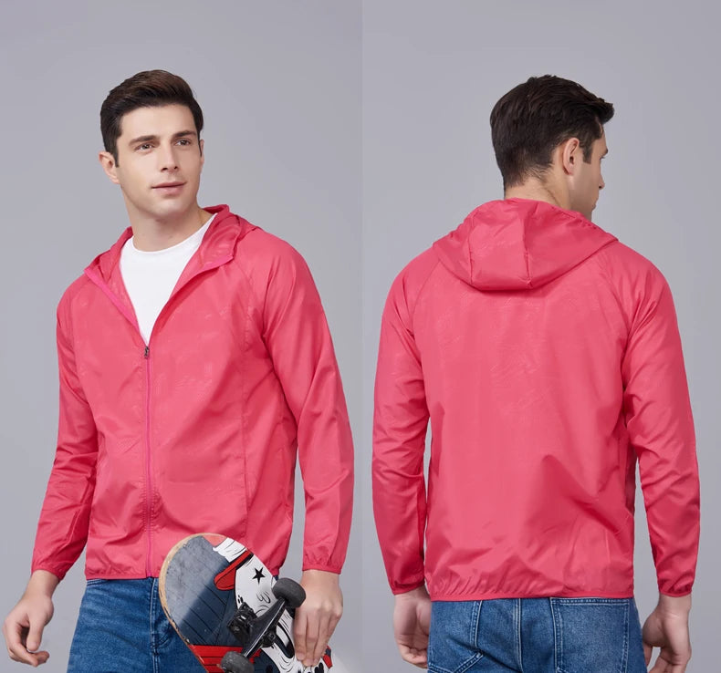 Veste de Randonnée Imperméable pour Hommes et Femmes - Protection Solaire et Coupe-Vent Unisexe | Idéale pour le Camping, l'Escalade et les Activités Extérieures BLACKBEARD OUTDOOR INDUSTRIES