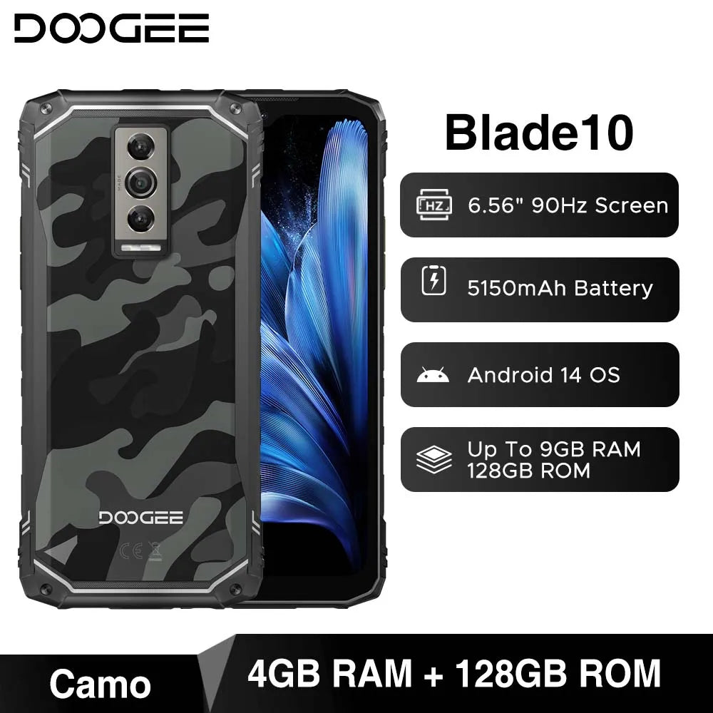 DOOGEE Blade10 – Smartphone Rugged Ultra-Mince - BLACKBEARD OUTDOOR INDUSTRIES