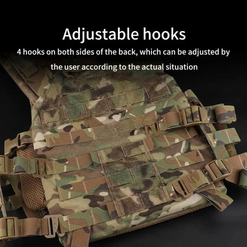 Gilet Tactique MOLLE K19 3.0 – Porte-Plates pour Chasse, Airsoft et Combat avec Système de Libération Rapide et Ceinture Ajustable – Armure de Corps - BLACKBEARD OUTDOOR INDUSTRIES