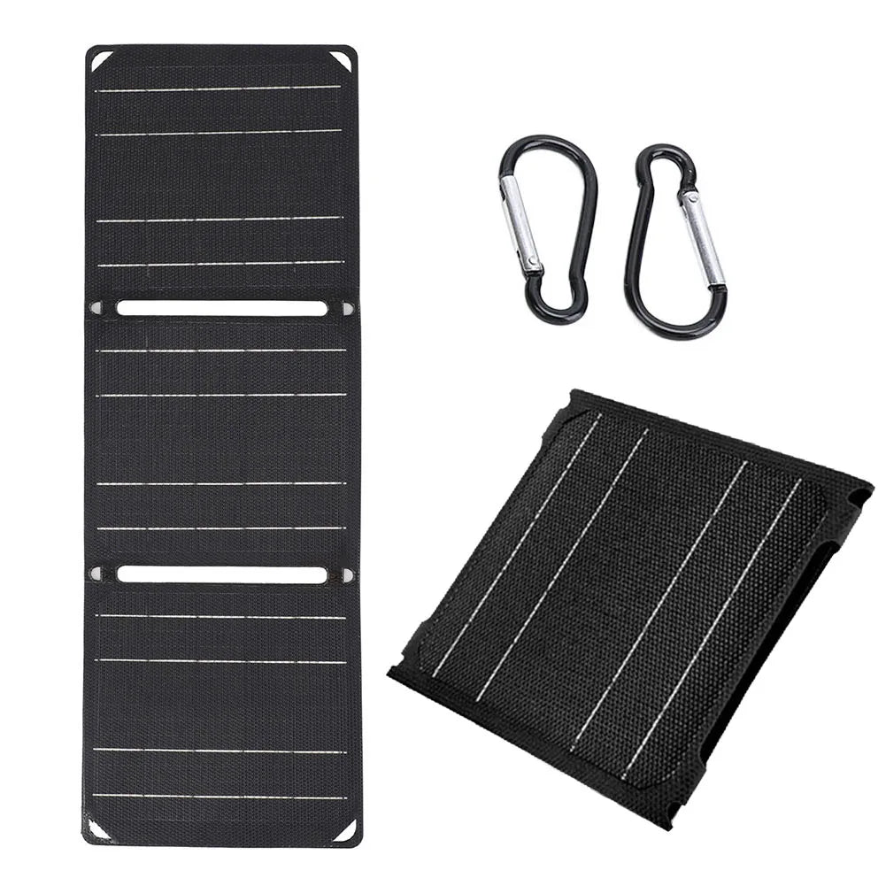 Panneau Solaire Portable Pliable VAKIND 30W/40W – 5V/18V USB-A, USB-C & DC – Étanche IP65 pour Téléphones, Powerbanks, Randonnée, Camping - BLACKBEARD OUTDOOR INDUSTRIES
