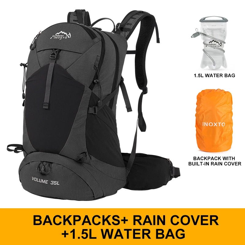 Sac à Dos de Randonnée 35L – Imperméable avec Housse de Pluie Intégrée | Mixte Homme/Femme - BLACKBEARD OUTDOOR INDUSTRIES