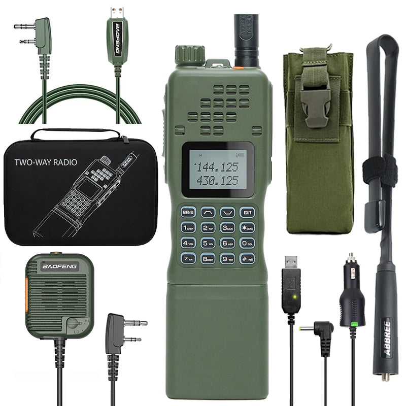 Baofeng AR-152 15W Walkie Talkie Powerful CB Two way Radio 12000mAh Battery Tactial Long Range AN PRC-152 Dual Band Transceiver BLACKBEARD OUTDOOR INDUSTRIES