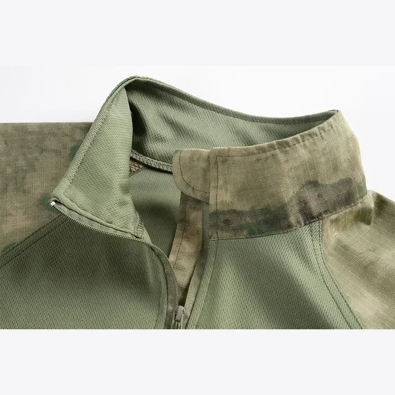 Veste Tactical XMGOLONG Pioneer Frog Suit – Haut d’Entraînement Respirant et Séchage Rapide, Camouflage CP pour Camping et Chasse - BLACKBEARD OUTDOOR INDUSTRIES