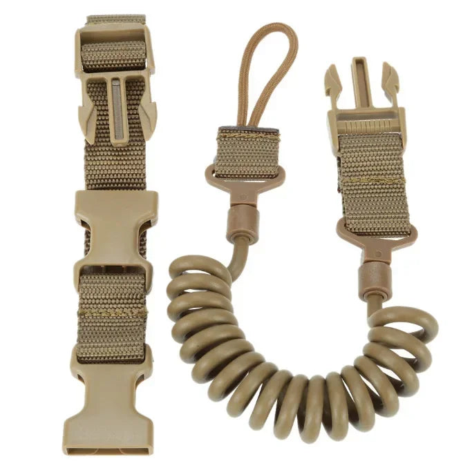 Lanière Tactique Militaire Multi-usage avec Ressort – Sangle de Pistolet Sécurisée et Sangle de Fusil, Accessoires pour Tir, Chasse et Shooting BLACKBEARD OUTDOOR INDUSTRIES