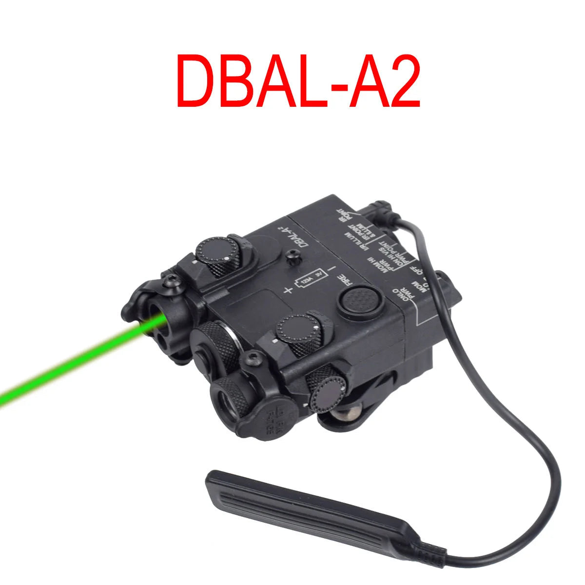 DBAL A2 PEQ15 pointeur laser rouge ou vert avec lampe LED Ma boutique