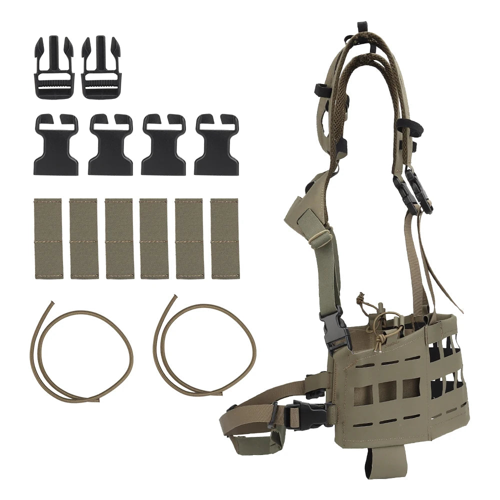 Gilet Tactique SPC - Chest Rig Léger avec Système Molle, Multi-fonction, Convertible, Plateforme de Transport de Charge pour Chasse et Activités Tactiques - BLACKBEARD OUTDOOR INDUSTRIES