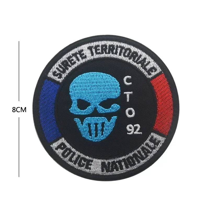 Patch Écusson Brodé GIGN GIPN BRI – Patch Tactique Militaire France – Pochettes à Attacher pour Vêtements et Sacs - BLACKBEARD OUTDOOR INDUSTRIES