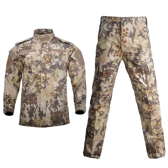 Uniforme Tactique BDU Camouflage Kryptek Mandrake - Vêtement de Terrain pour Entraînement et Chasse - BLACKBEARD OUTDOOR INDUSTRIES