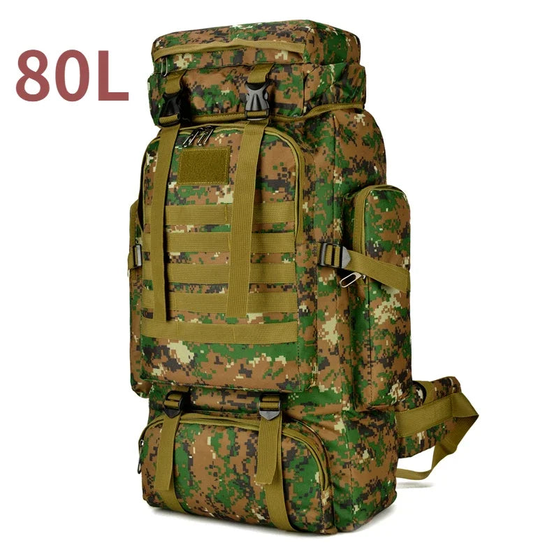 Sac à Dos Tactique 80L / 100L – Grand Volume pour Randonnée, Camping & Trekking - BLACKBEARD OUTDOOR INDUSTRIES