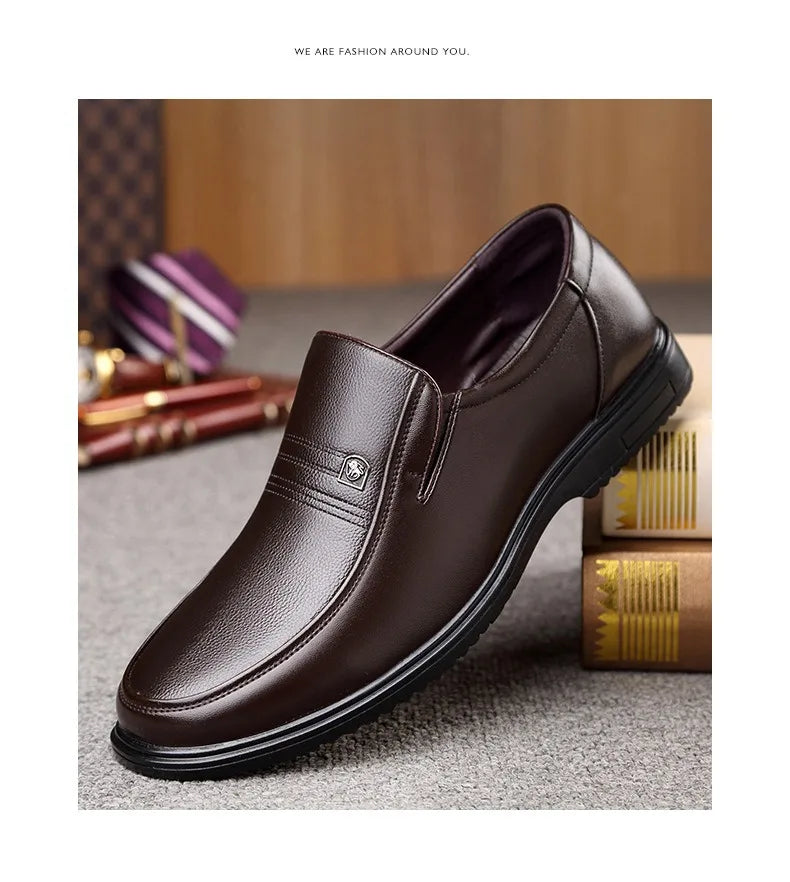 Chaussures en Cuir Véritable pour Homme – Mocassins Élégants, Style Business Casual – Confort Exceptionnel et Respirabilité – Chaussures Plates Classiques et Durables BLACKBEARD OUTDOOR INDUSTRIES