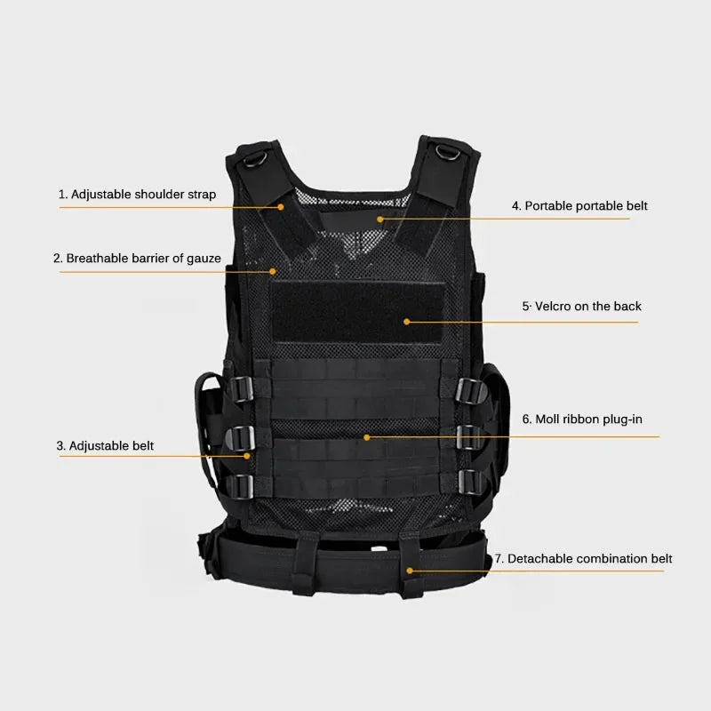 Gilet Tactique d’Intervention Polyvalent – Performance et Résistance Ma boutique