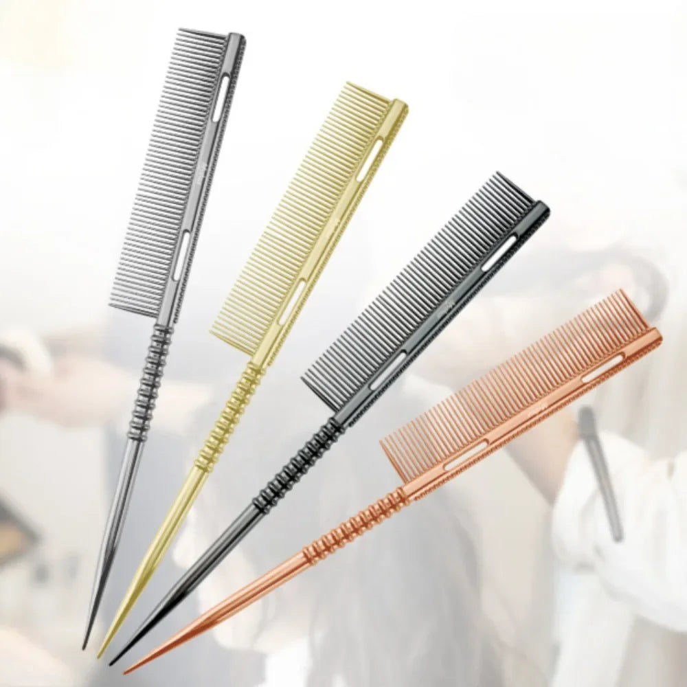 Peigne à Queue en Aluminium – Coiffure & Coupe | Accessoire de Salon pour Hommes et Femmes - BLACKBEARD OUTDOOR INDUSTRIES