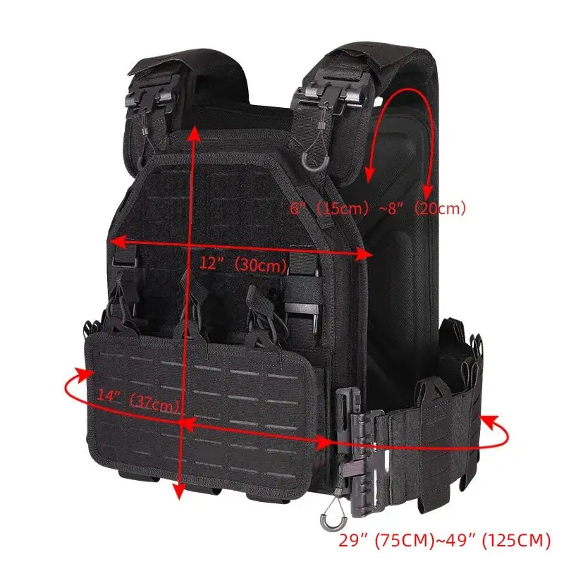 YAKEDA Tactical Vest 6094 – Gilet Tactique Multifonction Certifié CE Ma boutique