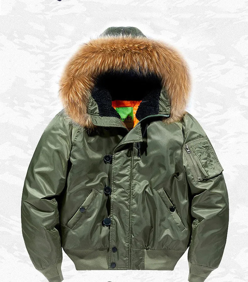 Veste Bombardier Homme Hiver Chaude - BLACKBEARD OUTDOOR INDUSTRIES