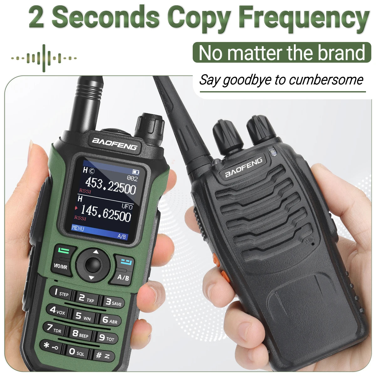 Lot de 2 Talkie-Walkies Baofeng UV-21 Pro V2 – Multi-bande, 999 Canaux, USB-C, Écran Couleur - BLACKBEARD OUTDOOR INDUSTRIES