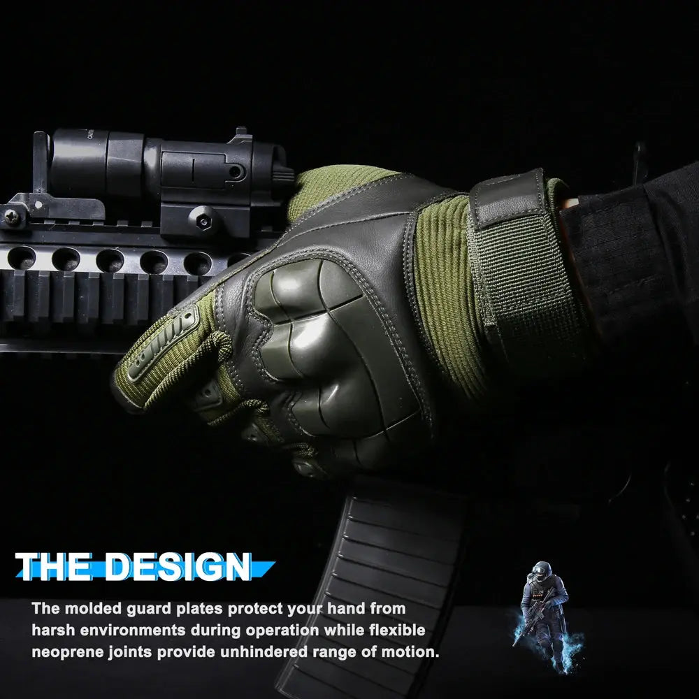 Gants Tactiques Full Finger Outdoor – Protection & Sensibilité pour Paintball, Airsoft & Travail Ma boutique