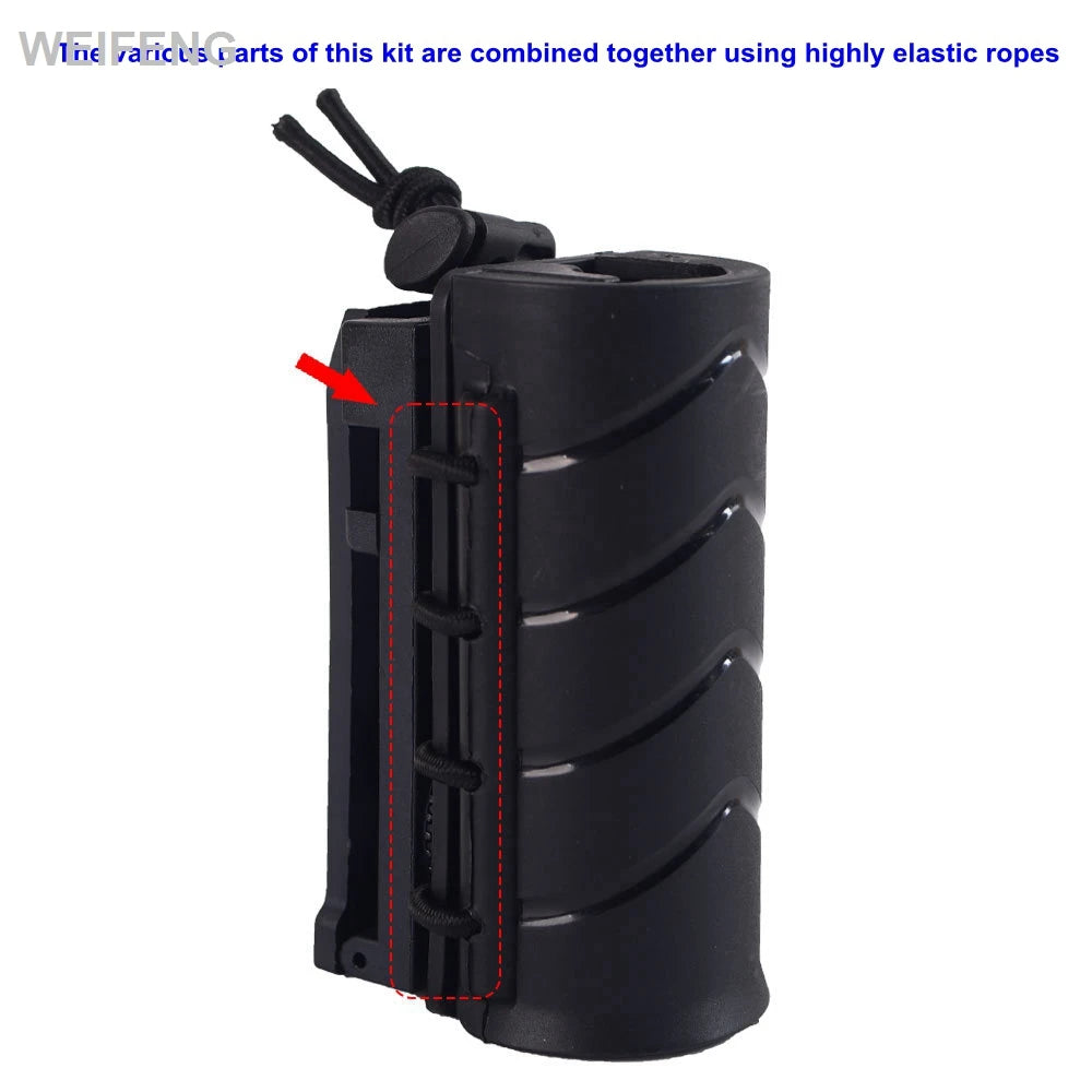 Pochette Tactique pour Spray de Défense – Support MOLLE pour Spray au Poivre et Mace, Étui de Service avec Clip, Étui Flashlight et Accessoires de Chasse BLACKBEARD OUTDOOR INDUSTRIES