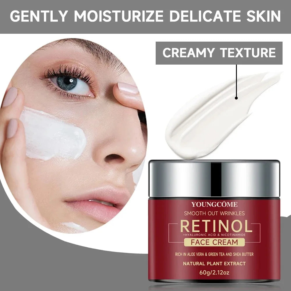 Crème Visage Raffermissante au Rétinol – Anti-Âge, Hydratante & Éclaircissante - BLACKBEARD OUTDOOR INDUSTRIES