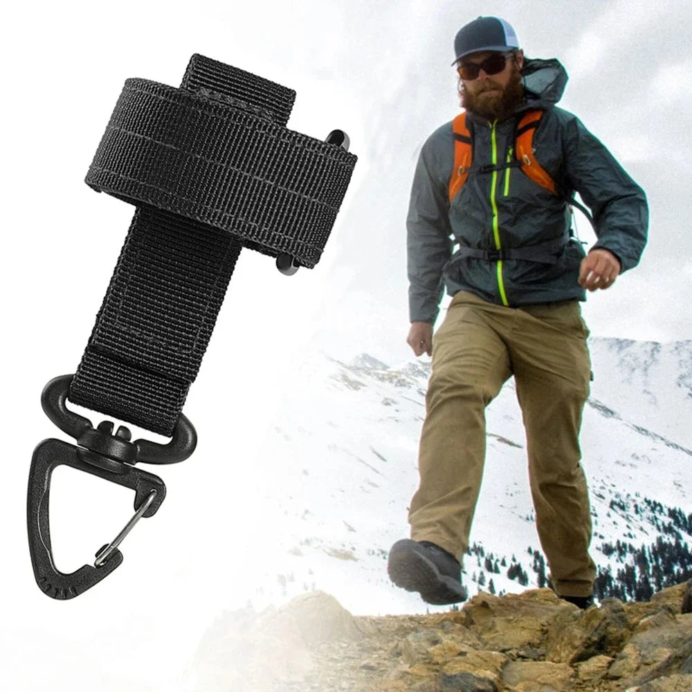 Crochets Multifonctions en Nylon pour Gants – Système de Fixation Sécurisé pour Activités Extérieures, Escalade et Camping BLACKBEARD OUTDOOR INDUSTRIES