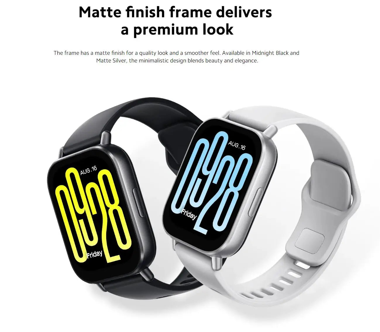Montre Connectée Xiaomi Redmi Watch 5 Active - BLACKBEARD OUTDOOR INDUSTRIES