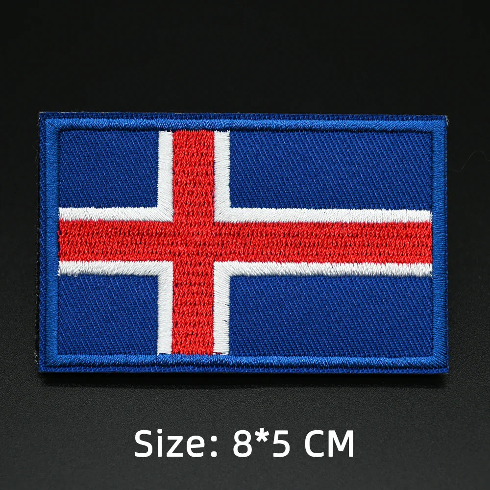 Patches Drapeaux Brodés Tactiques – international - BLACKBEARD OUTDOOR INDUSTRIES