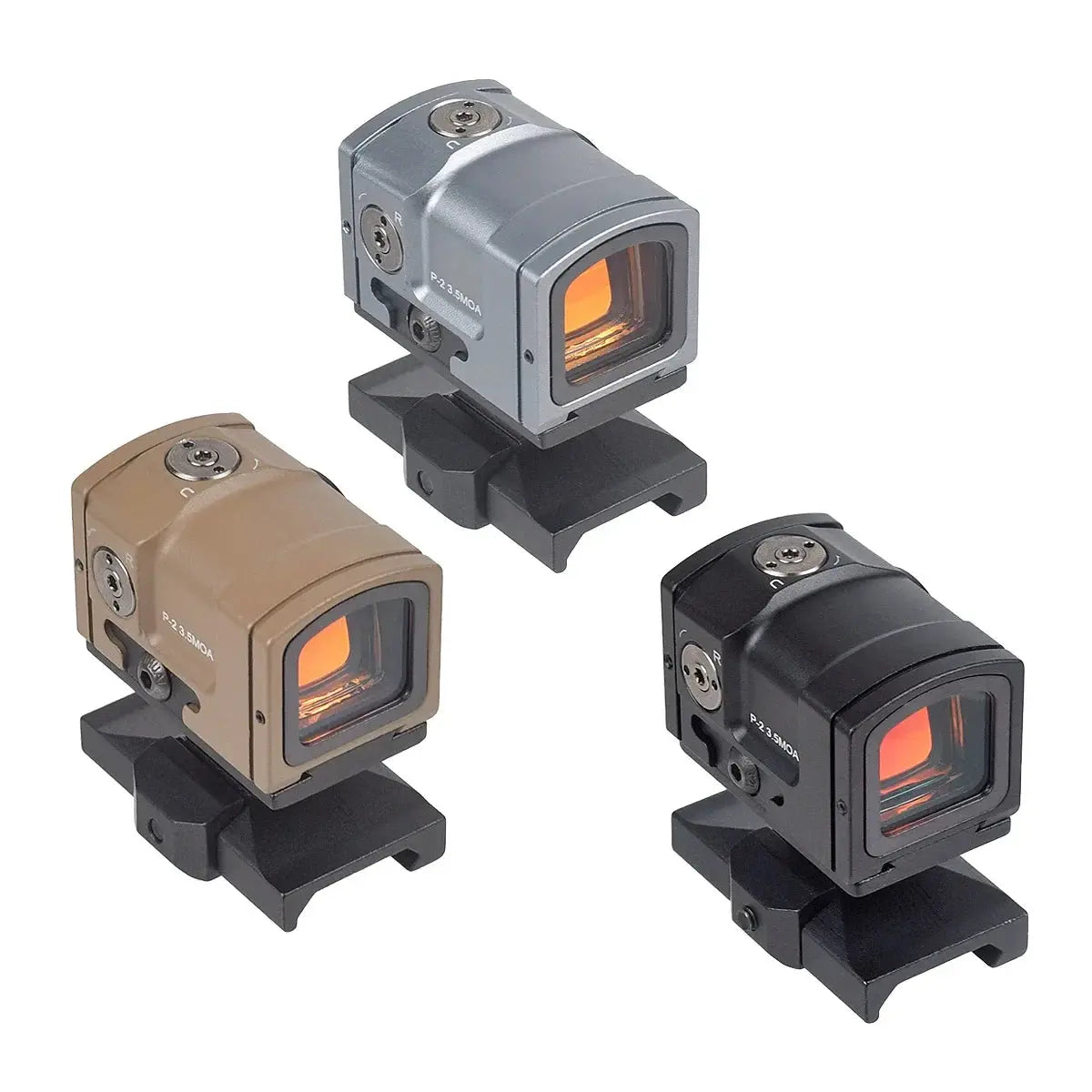 Viseur Red Dot Tactical P2 3.5 MOA avec Rehausseur 1,54" pour Pistolet et Fusil Airsoft – Montage Rail 20mm Ma boutique