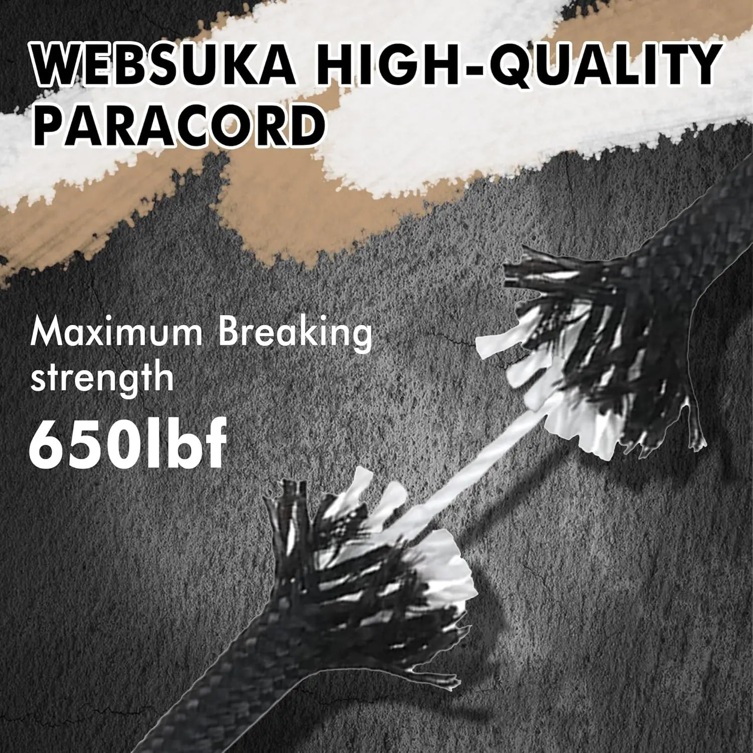 Corde Paracorde 9 Brins – 650 lb – Diamètre 4 mm – 5/15/31 mètres - BLACKBEARD OUTDOOR INDUSTRIES