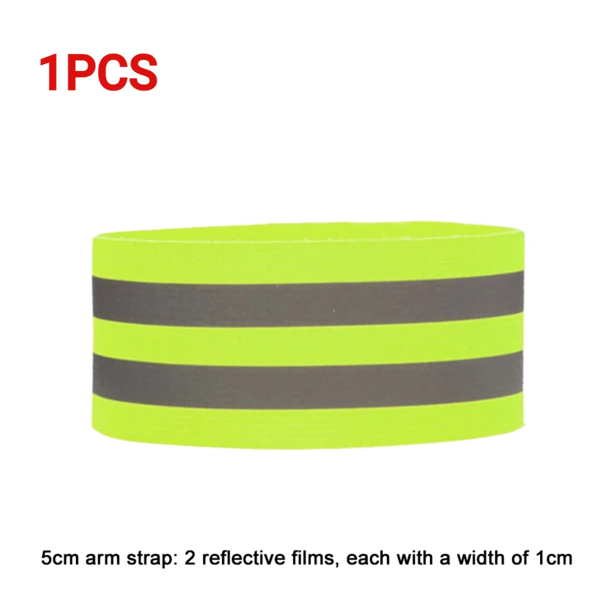 Bandes Réfléchissantes Élastiques - Armbands, Bracelets, Bandes de Cheville et Jambes, Haute Visibilité pour Sécurité Nocturne (Course, Cyclisme, Marche) - BLACKBEARD OUTDOOR INDUSTRIES