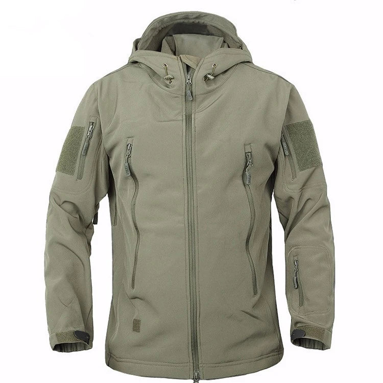Veste SoftShell Imperméable pour Extérieur 2021 – Coupe-Vent pour Chasse, Ski, Randonnée, Camping, Pêche et Activités Tactiques – Hommes & Femmes - BLACKBEARD OUTDOOR INDUSTRIES
