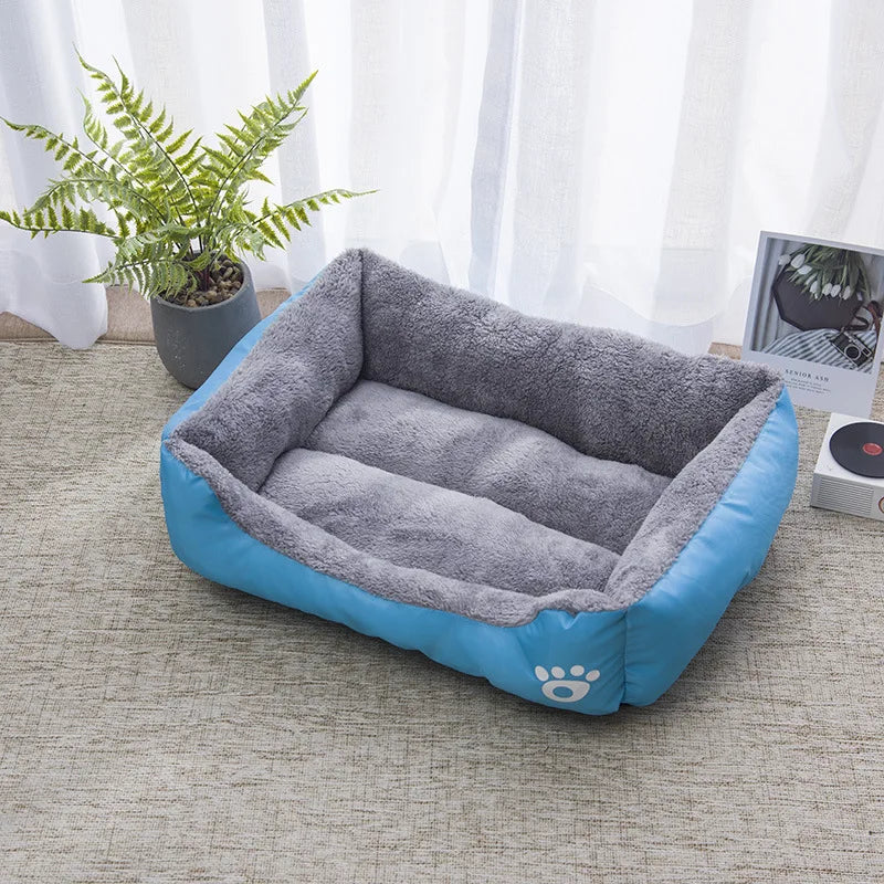 Maison Douillette Carrée pour Chien et Chat – Hiver | Imperméable, Chaude & Confortable Ma boutique