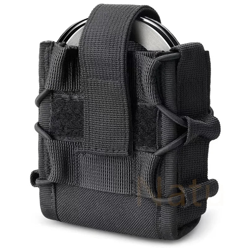 Étui Tactique MOLLE pour Menottes – Pochette de Ceinture pour Menottes Asp, à Charnière, à Chaîne et Rigides – Accessoire de Police, Chasse et Activités Extérieures BLACKBEARD OUTDOOR INDUSTRIES