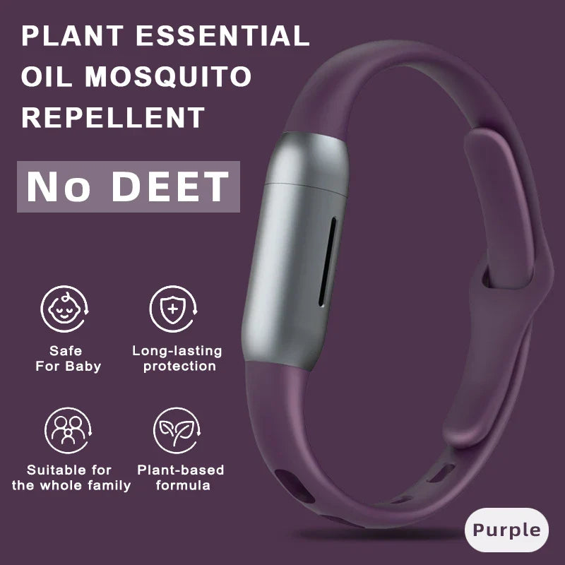 Bracelet Répulsif Anti-Moustiques en Silicone - Protection Naturelle contre les Piqûres de Moustiques pour Adultes et Enfants - BLACKBEARD OUTDOOR INDUSTRIES