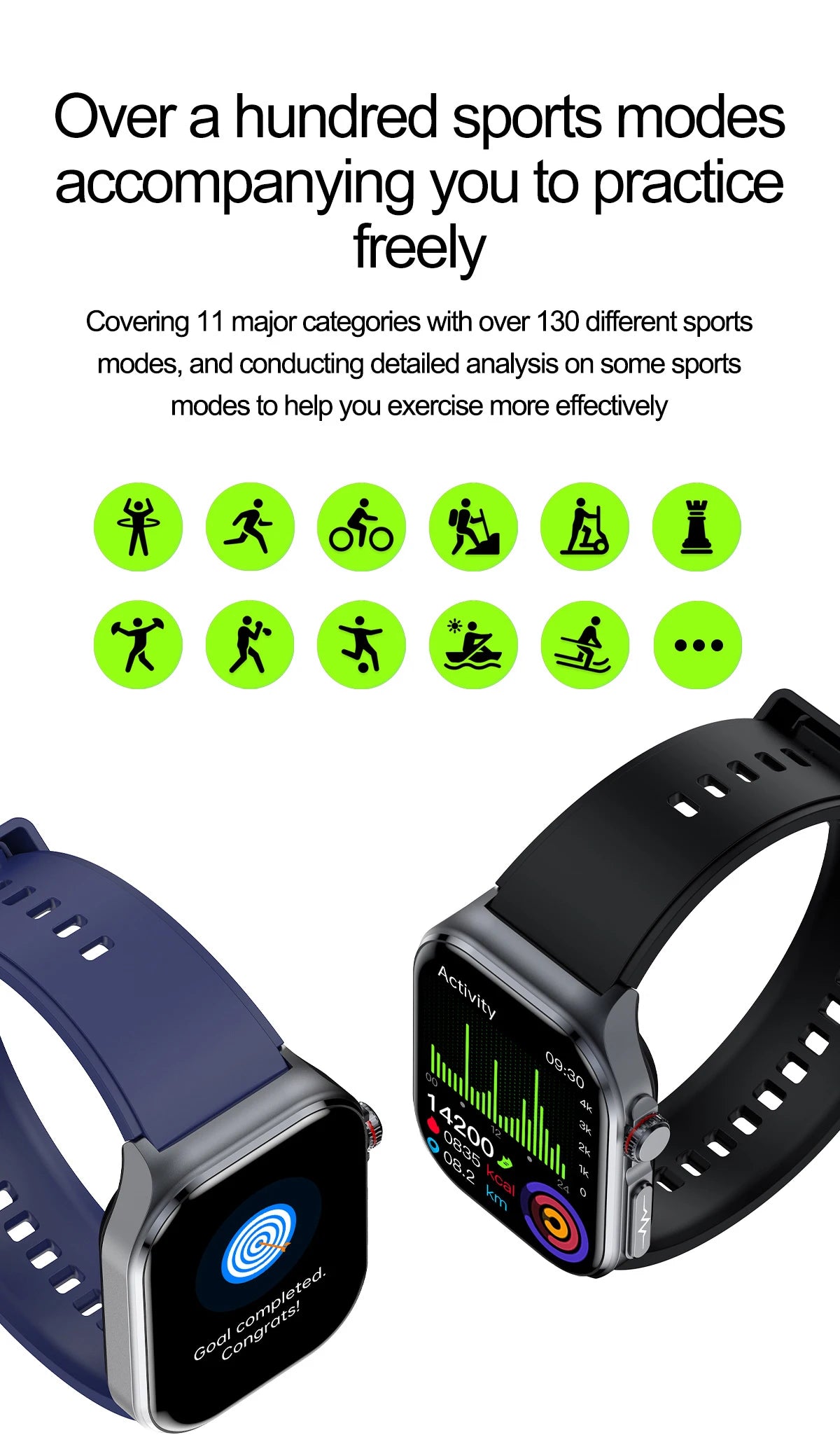 LIGE ET585 – Montre Connectée AMOLED Homme & Femme - BLACKBEARD OUTDOOR INDUSTRIES