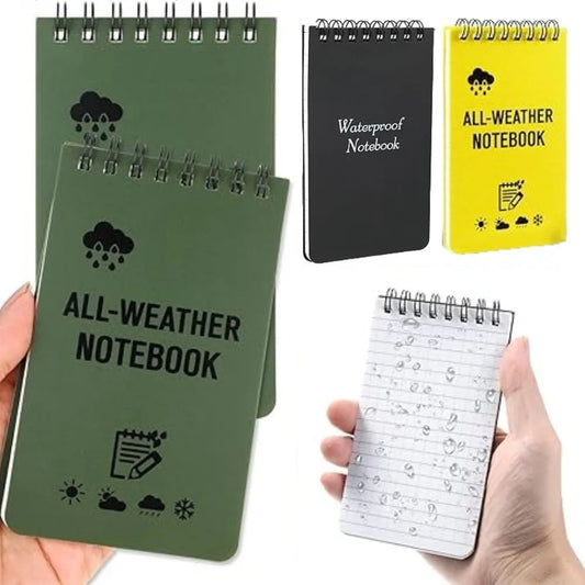 Carnet de Notes Étanche - Cahier Tactique Compact pour Conditions Climatiques Difficiles - BLACKBEARD OUTDOOR INDUSTRIES