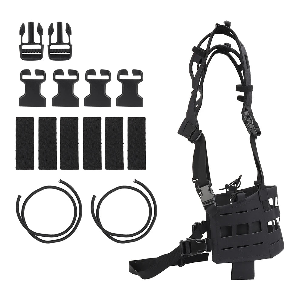 Gilet Tactique SPC - Chest Rig Léger avec Système Molle, Multi-fonction, Convertible, Plateforme de Transport de Charge pour Chasse et Activités Tactiques - BLACKBEARD OUTDOOR INDUSTRIES