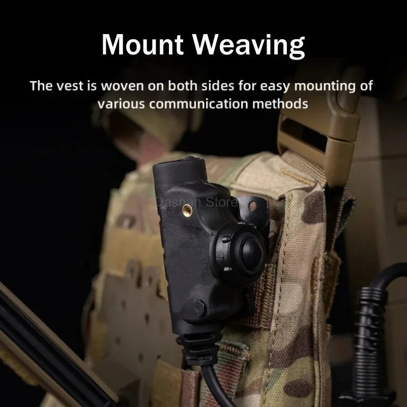 Gilet Tactique AVS MBAV Plate Carrier – Gilet Modulaire Adaptatif à Libération Rapide, Confortable, avec Système MOLLE – Airsoft, Entraînement, Chasse et Combat BLACKBEARD OUTDOOR INDUSTRIES