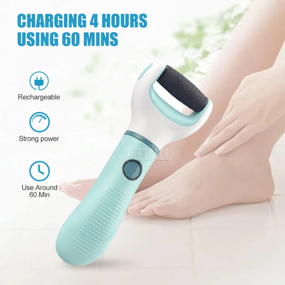 Râpe Électrique pour Pieds Sans Fil - Outil Pédicure Automatique pour Enlever la Peau Morte, Callosités, Fissures et Peau Durcie - Nettoyant de Pieds Étanche BLACKBEARD OUTDOOR INDUSTRIES