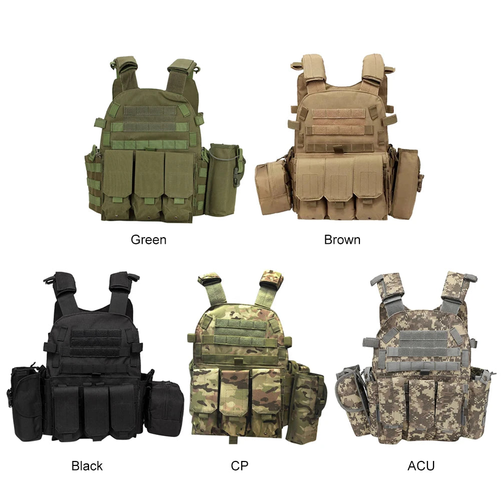 Gilet Porte-Plat en Nylon 600D Camouflage – Gilet de Protection Multifonction pour Chasse et Activités Outdoor - BLACKBEARD OUTDOOR INDUSTRIES