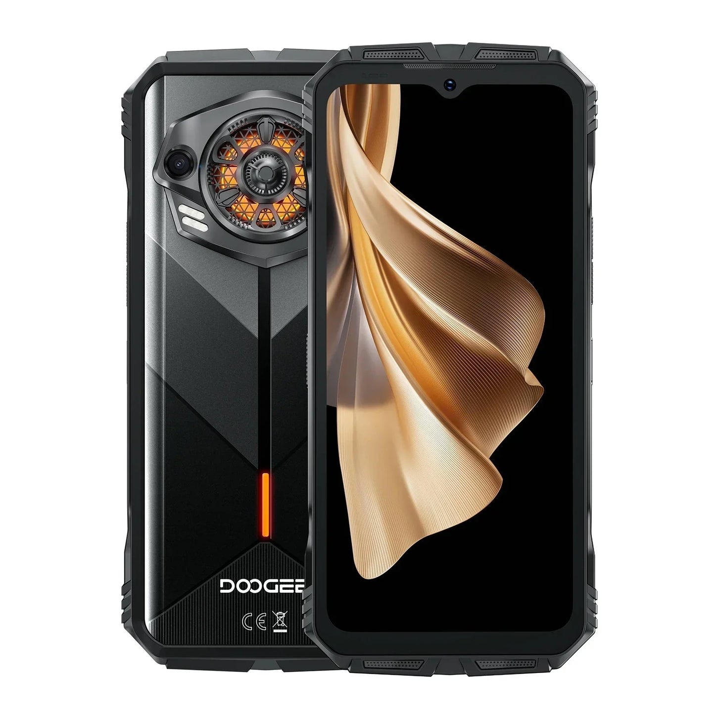 DOOGEE S Punk Rugged Smartphone 6.58" FHD+ Display | 10800mAh Battery | 16GB RAM (6+10) + 256GB ROM | Android 14 | 50MP Camera | LED Light Effects - BLACKBEARD OUTDOOR INDUSTRIES